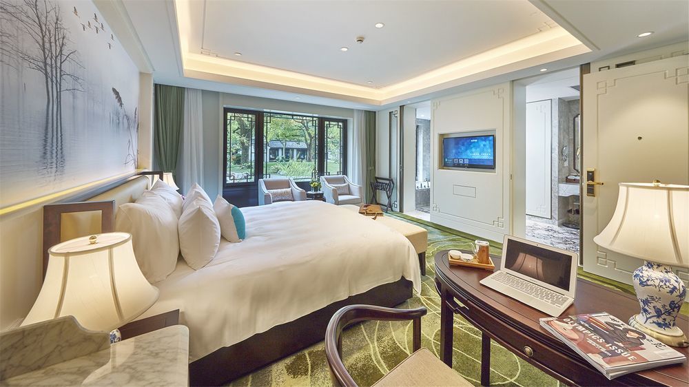 Liuying Hotel West Lake Hangzhou Exterior foto